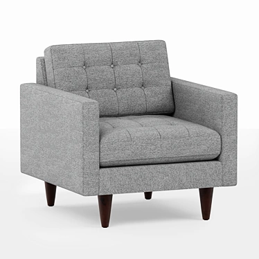 Cozy Grey Seat: Joybird Eliot 3D model image 1 