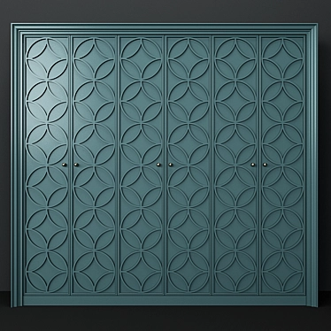 Compact Storage Cabinet 3D model image 1 