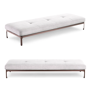 Modernista Bench: Sleek and Stylish 240 3D model image 1 