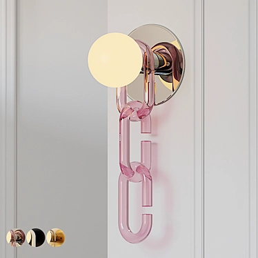 Elegant Cerine Sconce - Choose Your Color 3D model image 1 