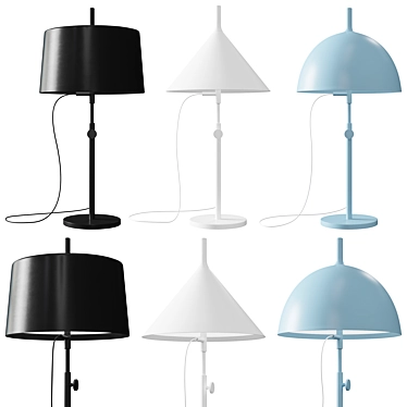 Modern Desk Lamp | Wastberg Nendo 3D model image 1 