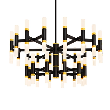 Elegant Draven Chandelier 32.5 3D model image 1 