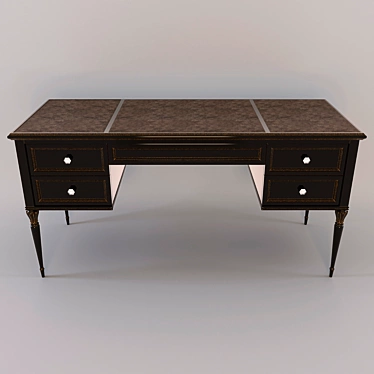 Classic Style Custom-Made Desk 3D model image 1 