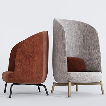 Plushalle Easy Nest Chair - Compact and Comfortable 3D model image 1 