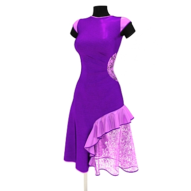 Salsa Sizzle Training Dress 3D model image 1 
