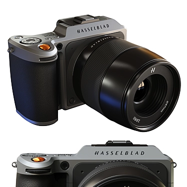 Hasselblad X1D2: Medium Format Mirrorless Camera 3D model image 1 