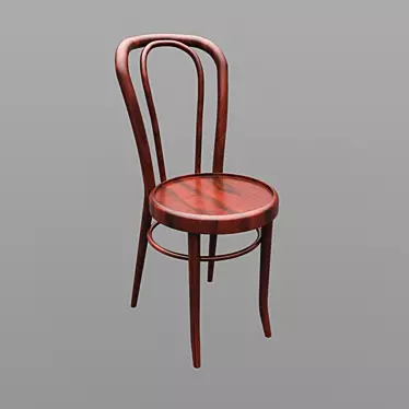 Classic Thonet Chair 3D model image 1 