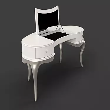 RIMINI White Lacquer Dressing Table by Fratelli Barri 3D model image 1 