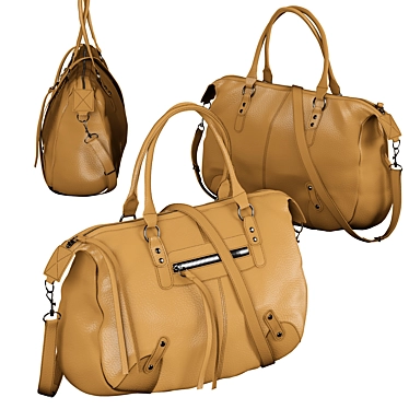 Elegant Leather Women's Bag 3D model image 1 