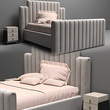 Polar Biear Bed - Luxury and Comfort for Your Bedroom 3D model image 1 