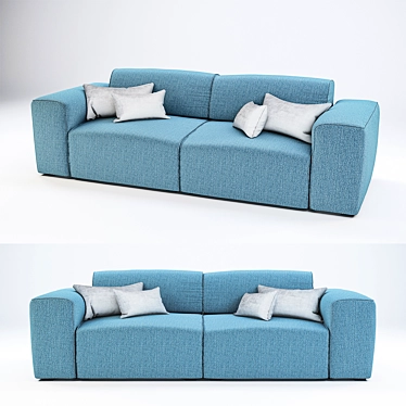 Stylish Pula Sofa - Luxurious & Versatile 3D model image 1 