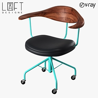 Modern Chair with Loft Design 3D model image 1 