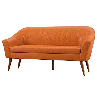 Stylish Elvie Sofa 3D model image 1 