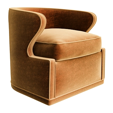 Elegant Eichholtz Dorset Chair 3D model image 1 