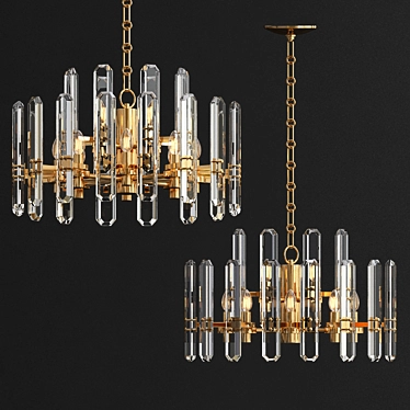 ImperiumLoft Bonnington Chandelier 3D model image 1 