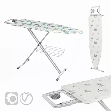 Smooth Finish Ironing Board 3D model image 1 