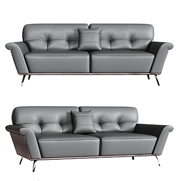 Elegant Noa: Modern Sofa Collection 3D model image 1 