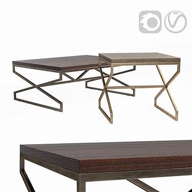 LEXINGTON ARTISTICA HOME Edict Rectangular 3D model image 1 