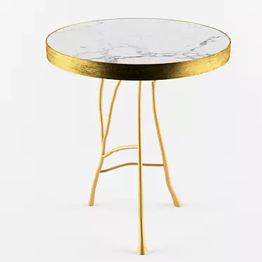 Elegant Veritas Side Table 3D model image 1 