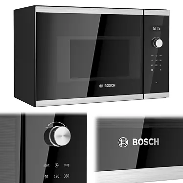  Bosch BFL524MS0 Built-in Microwave: Sleek and Convenient 3D model image 1 