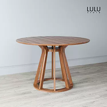 Elegant Dining Table: Om Elegance 3D model image 1 
