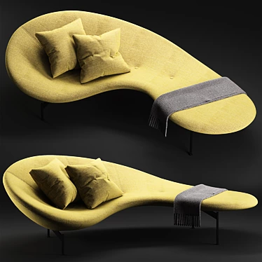 Elegant B&B Italia Eda Mame Sofa 3D model image 1 
