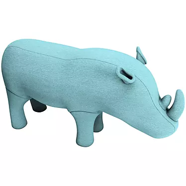 Rhino Puff Kids Chair 3D model image 1 