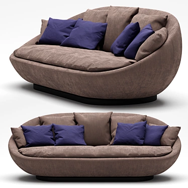 Cozy Island: Lacoon Sofa 3D model image 1 