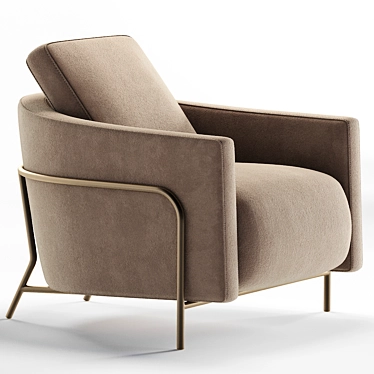 Modern Italian Formitalia GIULIA Armchair 3D model image 1 