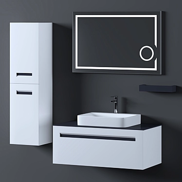 Cerato Bathroom Furniture Set 3D model image 1 