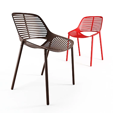 Niwa Fast Chair: Stylish, Durable, Outdoor/Indoor 3D model image 1 