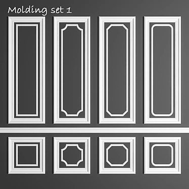 3D Max Molding Render Files 3D model image 1 