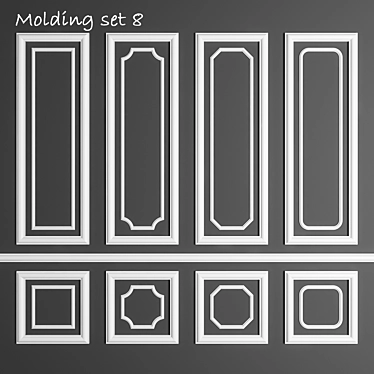 3DMax Molding Files 3D model image 1 