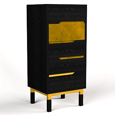 Modern Fusion Chest: Jonathan Charles Fine Furniture 3D model image 1 