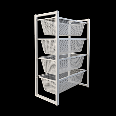 Versatile Mesh Basket Frame: Organize with Janoxel 3D model image 1 