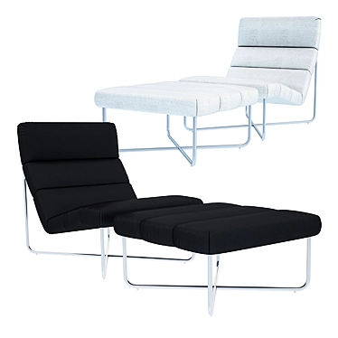 Modern Reach Lounge Chair 3D model image 1 