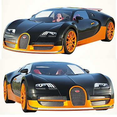 Ultimate Speed Master: Bugatti Veyron 3D model image 1 