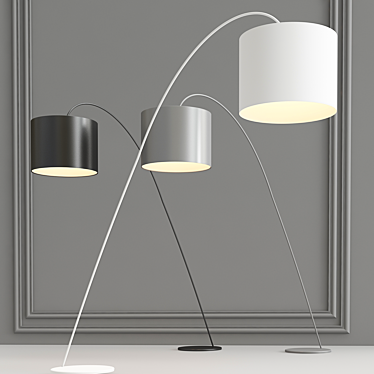 Nowodvorskiy Alice Floor Lamp: Modern Stylish Design 3D model image 1 