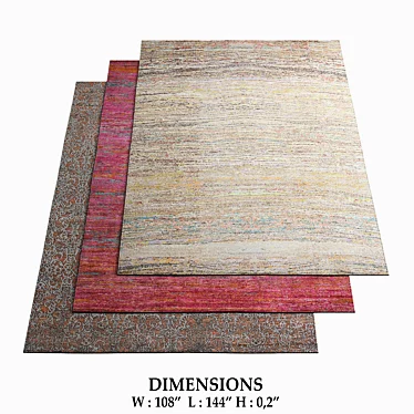 Radi Deluxe Rugs Collection 3D model image 1 