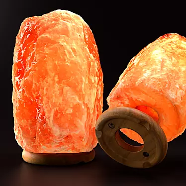 Natural Himalayan Salt Lamp 3D model image 1 