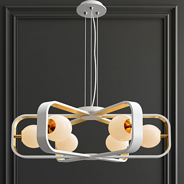 Maytoni Avola Gold Chandelier 3D model image 1 