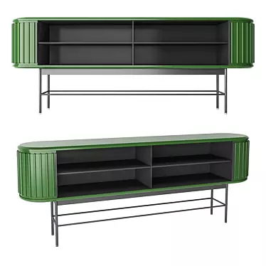 Compact Modern Sideboard - 196x39x75 cm 3D model image 1 