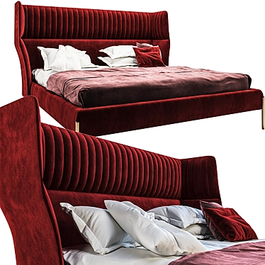 Elegant Dolly Lara Bed 3D model image 1 