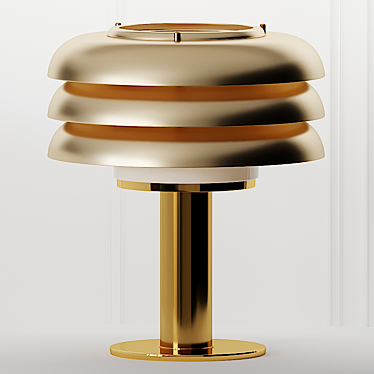 Sleek Jakobsson B-102 Table Lamp 3D model image 1 