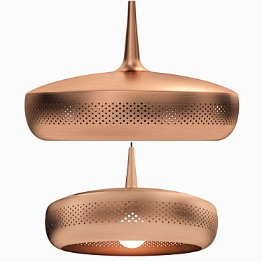 Sleek Clava Dine Pendant: Contemporary Elegance 3D model image 1 