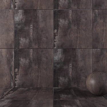 HD Multi-Texture Wall Tiles 3D model image 1 