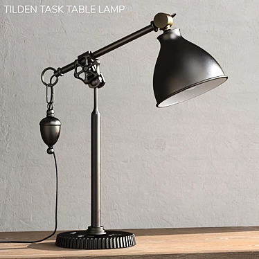 Modern Industrial Pottery Barn Lamp 3D model image 1 