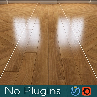 Timeless Classic Oak Floor Panel 3D model image 1 