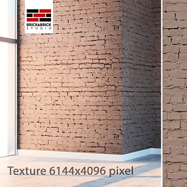 Title: Seamless High-Detail Brick 3D model image 1 