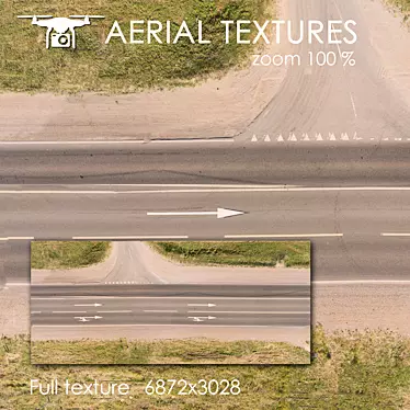 Aerial Road Texture 3D model image 1 